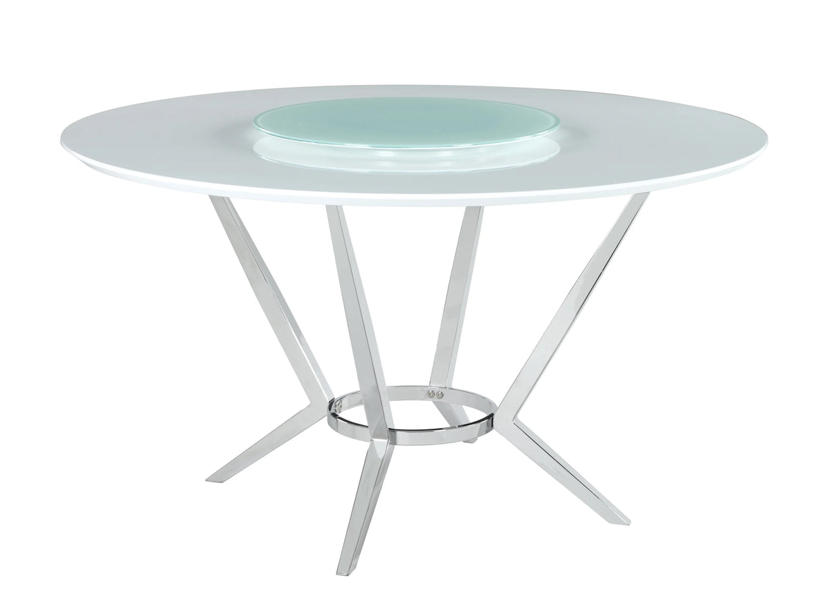 Round Dining Table with Lazy Susan Z329382