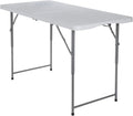 White 4ft Plastic Folding Table J65867