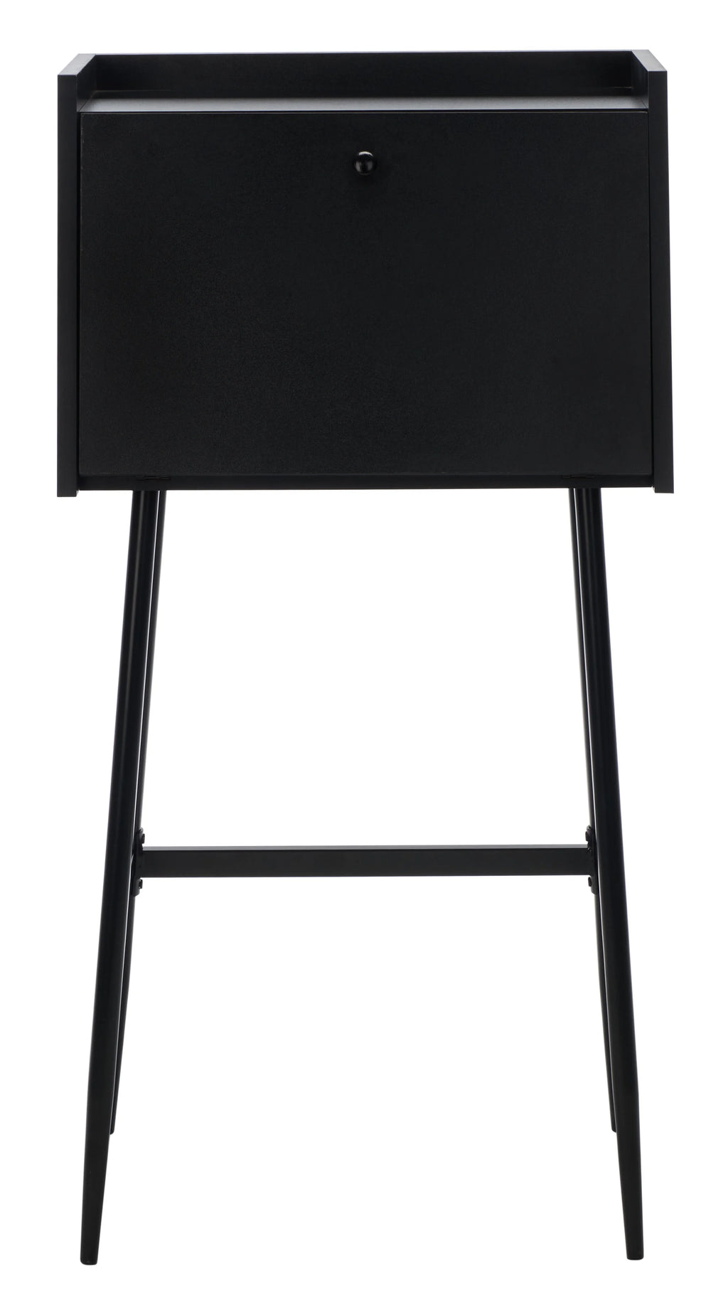 Black Modern Secretary Writing Desk L3444