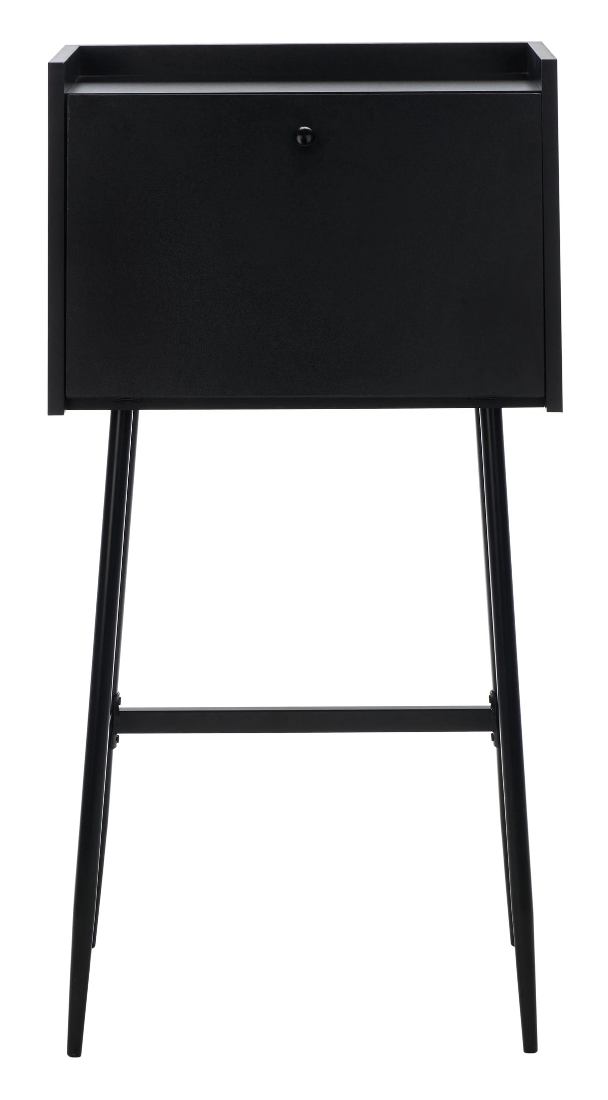 Black Modern Secretary Writing Desk L3444