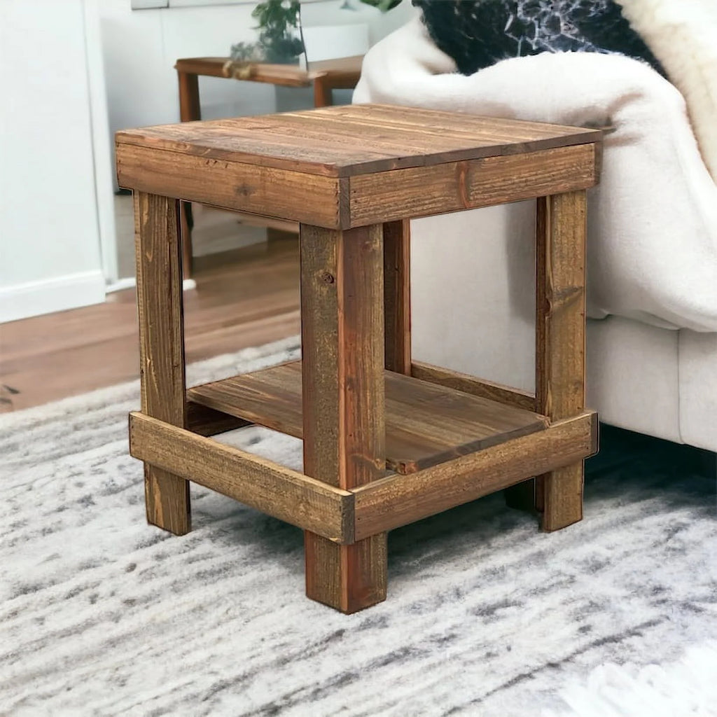 Solid Wood End Table E455