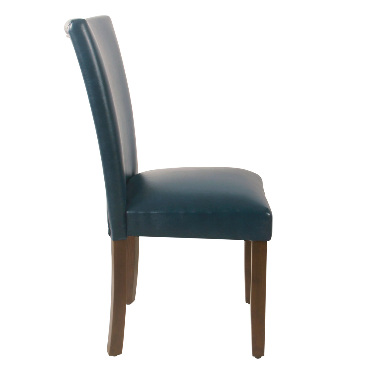 Dark Blue Faux Leather Dining Chair Set of 2 L145