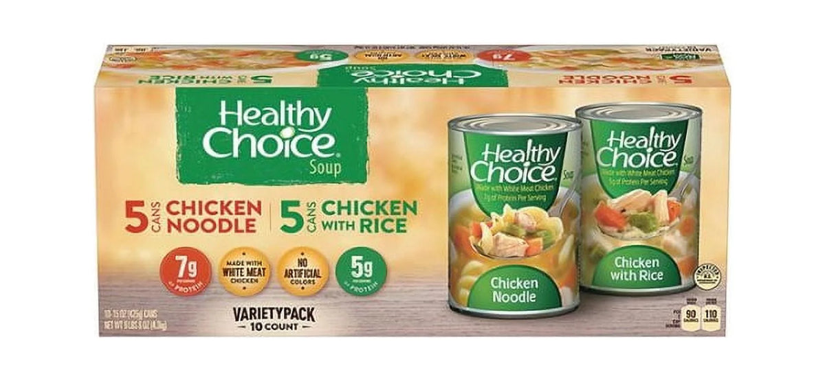 Healthy Choice Variety Pack Soup 10 pk. 15 oz. U1821