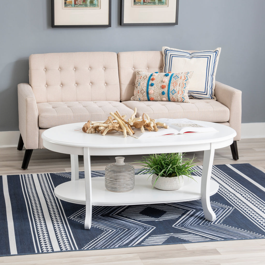 White Wood Coffee Table G833