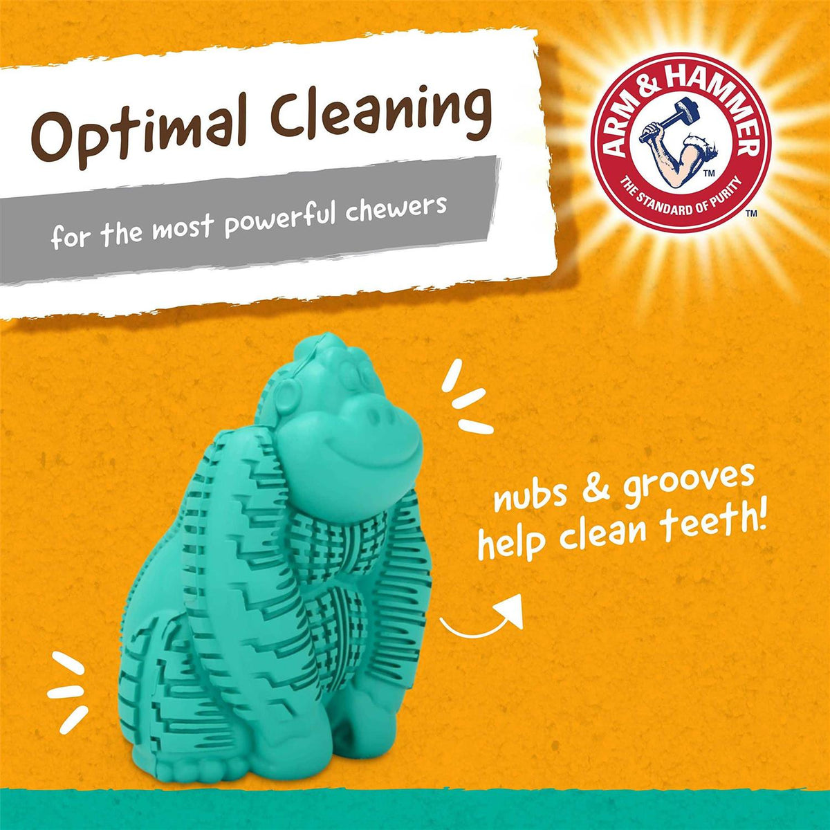 Large Gorilla Dental Dog Toy S495