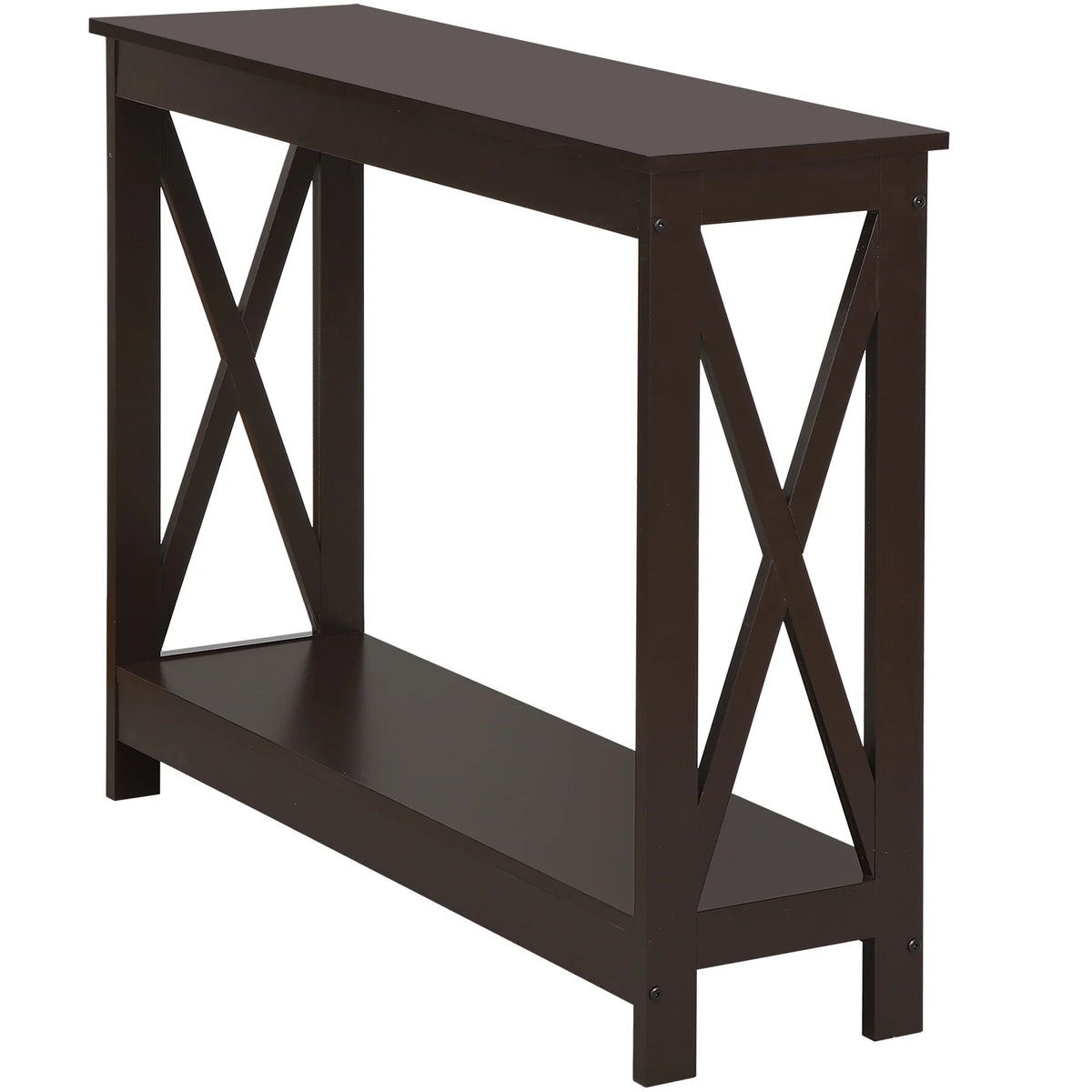 Brown Wallmount Console Table P695