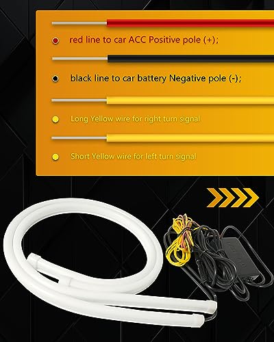 24Inch RGB LED Daytime Running Lights 2-Pack W77540