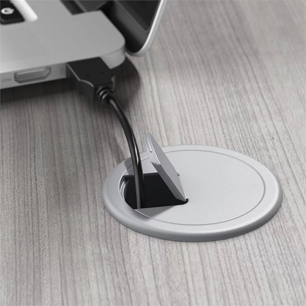42W x 24D Desk Return/Bridge in Platinum Gray U112609
