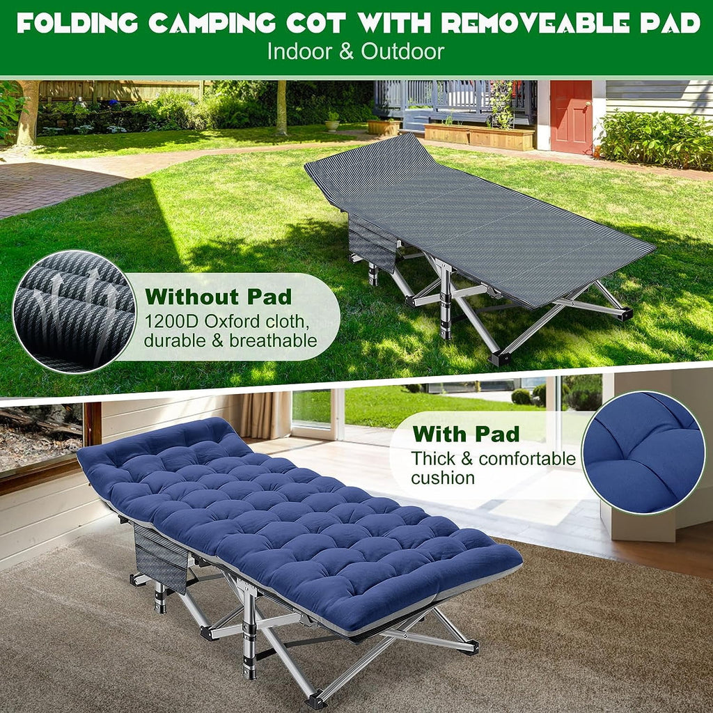 Oversized XL Folding Sleeping Cot M7107