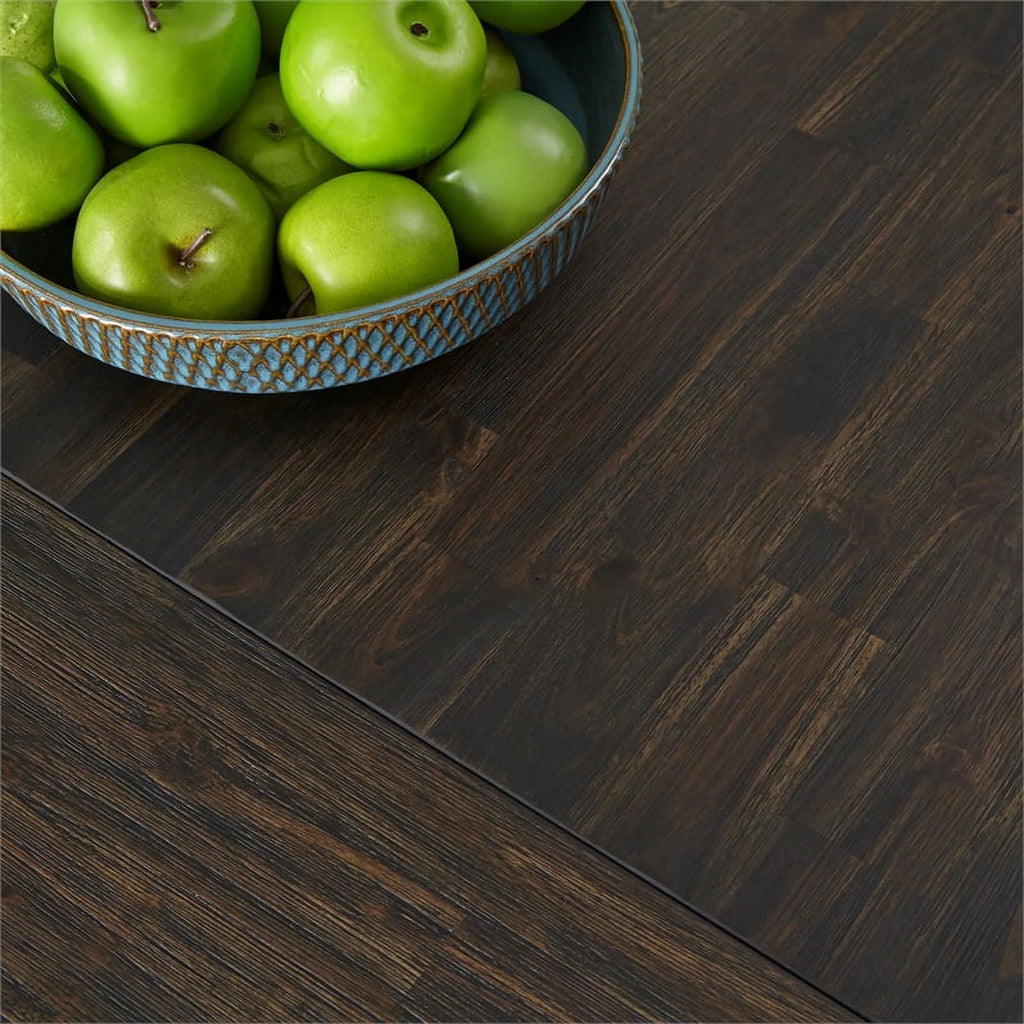 Chocolate Wood Trestle Table Top and Base X3154