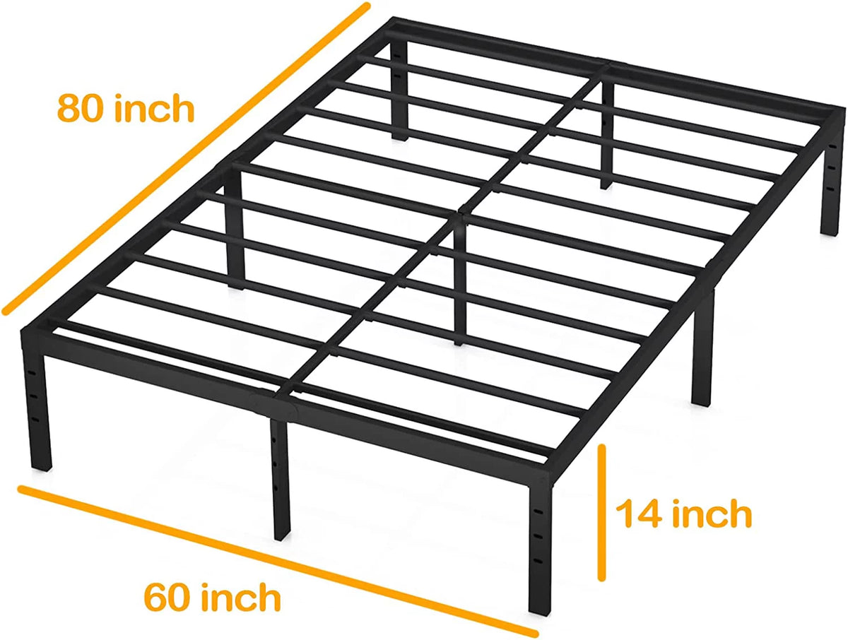 Queen Size Metal Bed Frame I8514