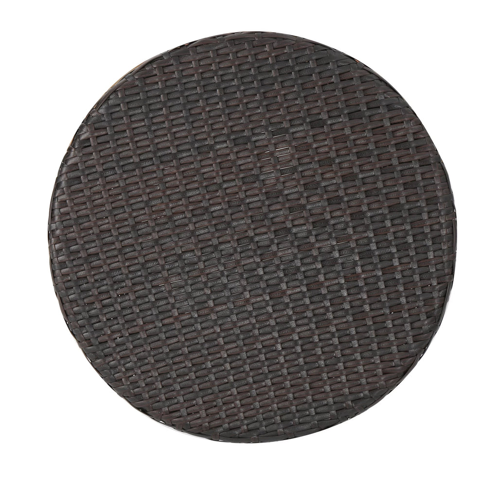 Multibrown Outdoor Wicker Side Table P5215