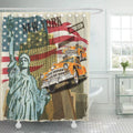Yellow Shower Curtain 66x72 inch S716078
