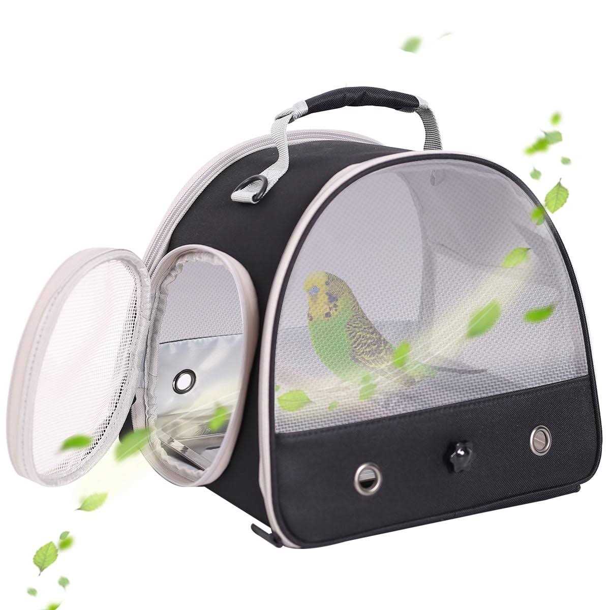 Small Bird Cage with Standing Perch and Stainless Steel Tray V7160
