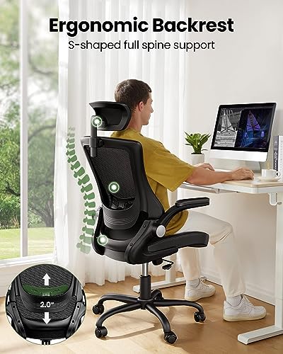 Ergonomic Mesh High Back Office Chair with Lumbar Support J94584