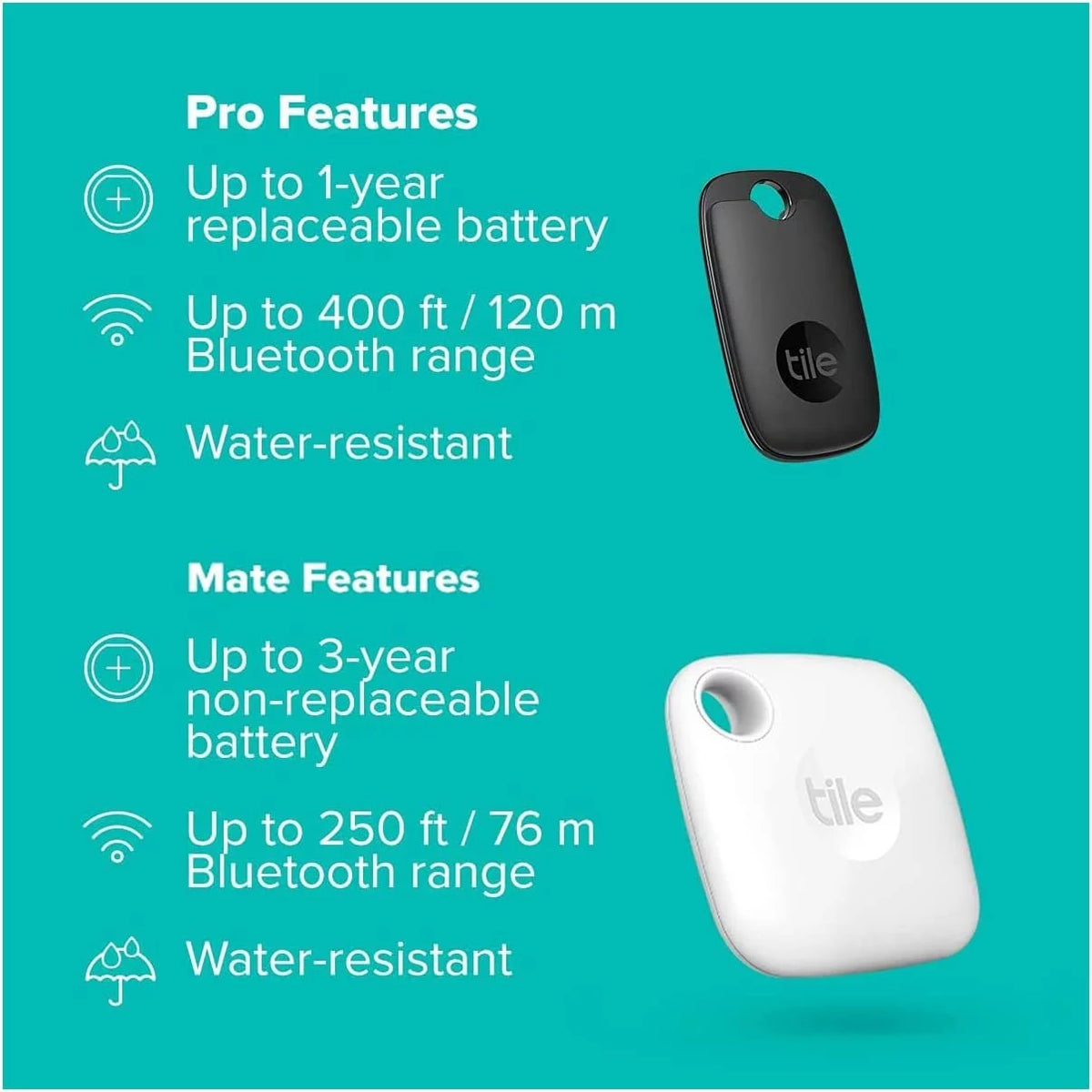 White & Black Bluetooth Tracker and Item Locator F278