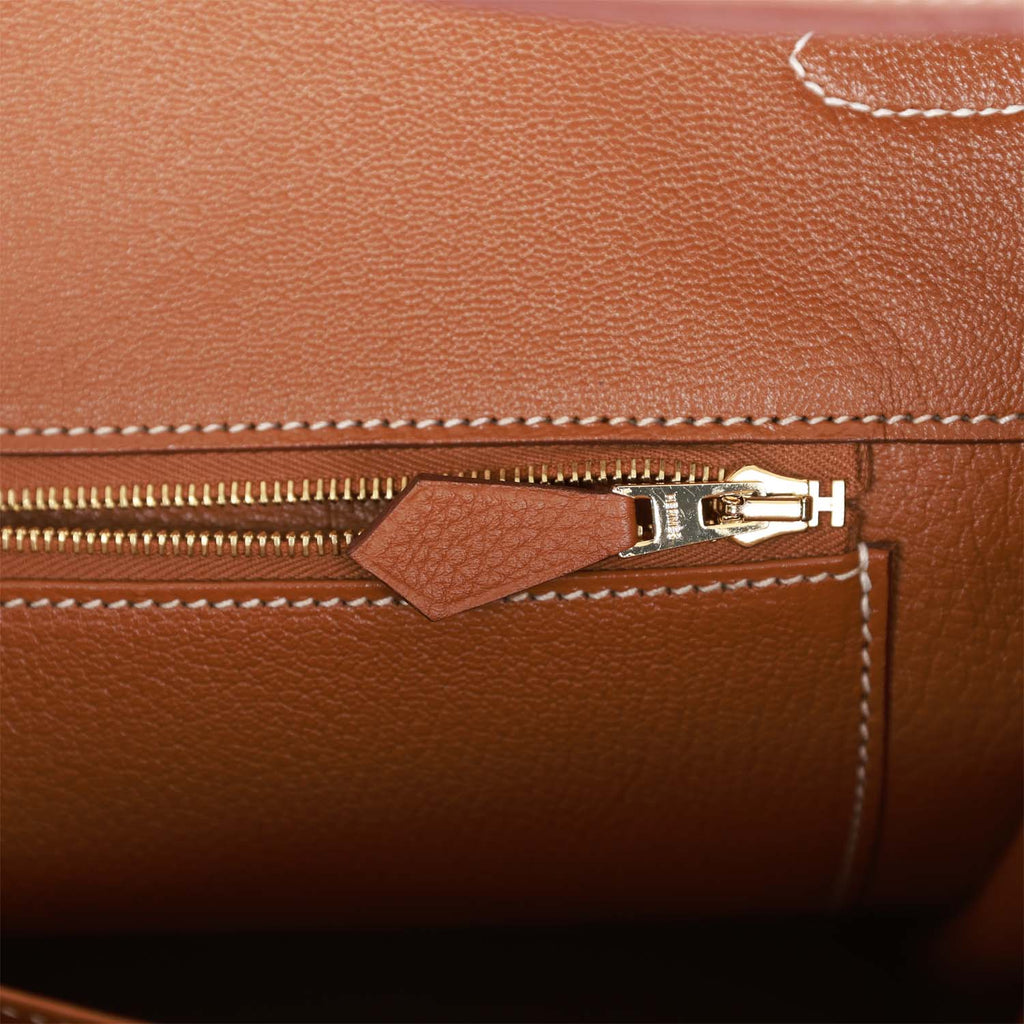 Pre-owned Gold Togo Leather Bag L1870
