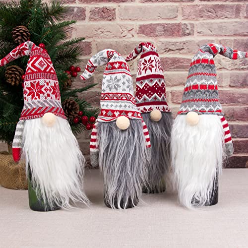 Christmas Wine Bottle Cover 4Pcs J8367