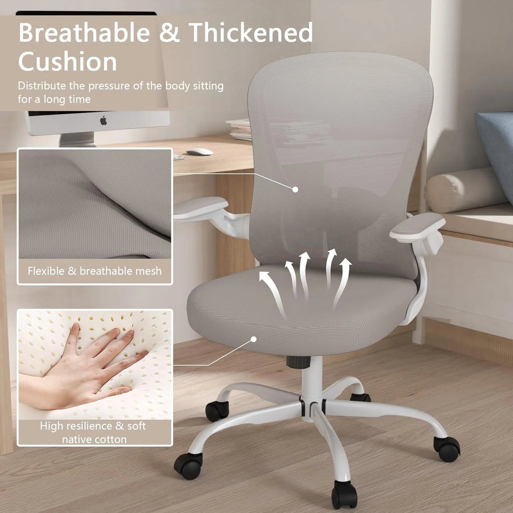 Ergonomic Mesh Office Chair with Flip-up Arms M505