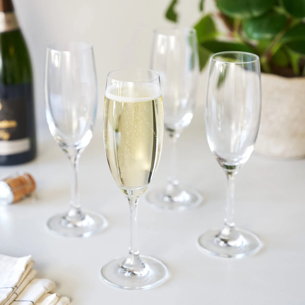 Lead-Free Crystal Champagne Flutes Pack of 12 K4034