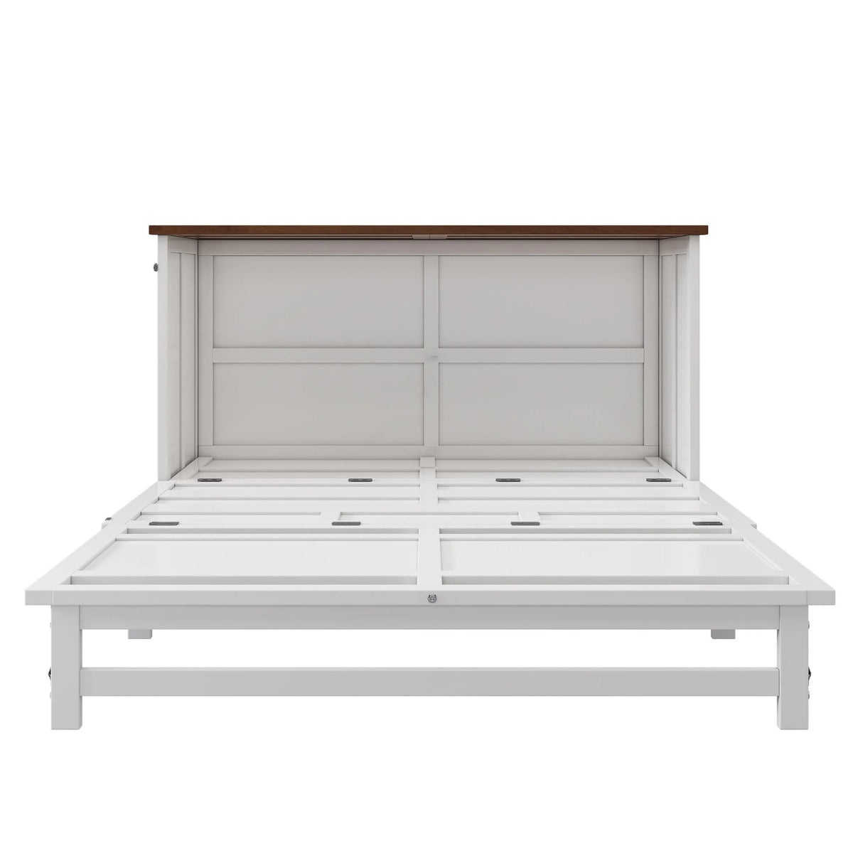 Queen Size Murphy Bed with Storage Drawer and Charging Station M33421