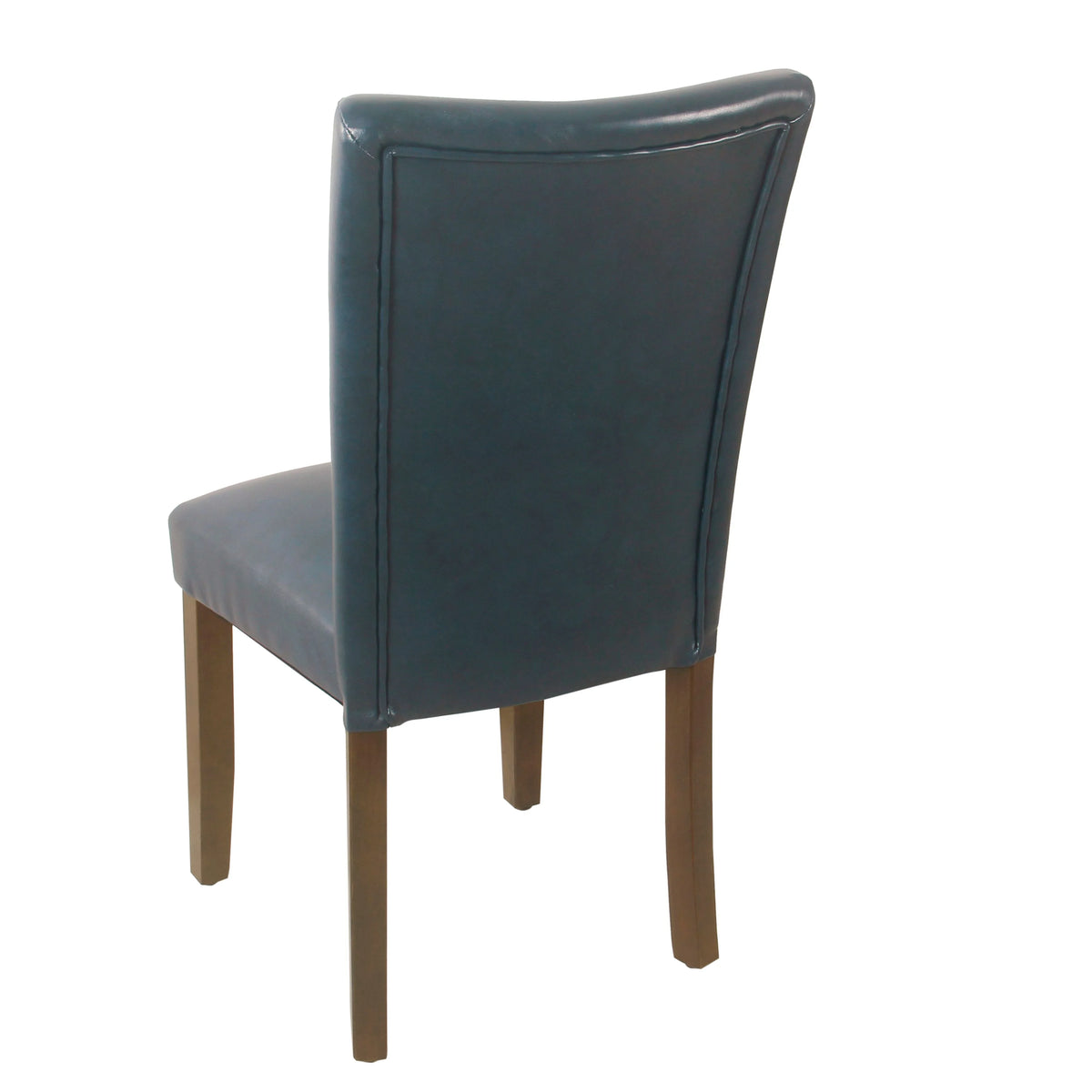 Dark Blue Faux Leather Dining Chair Set of 2 L145