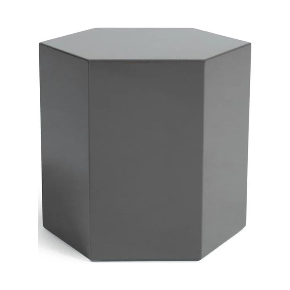 Modern High Gloss Hexagonal End Table X894290