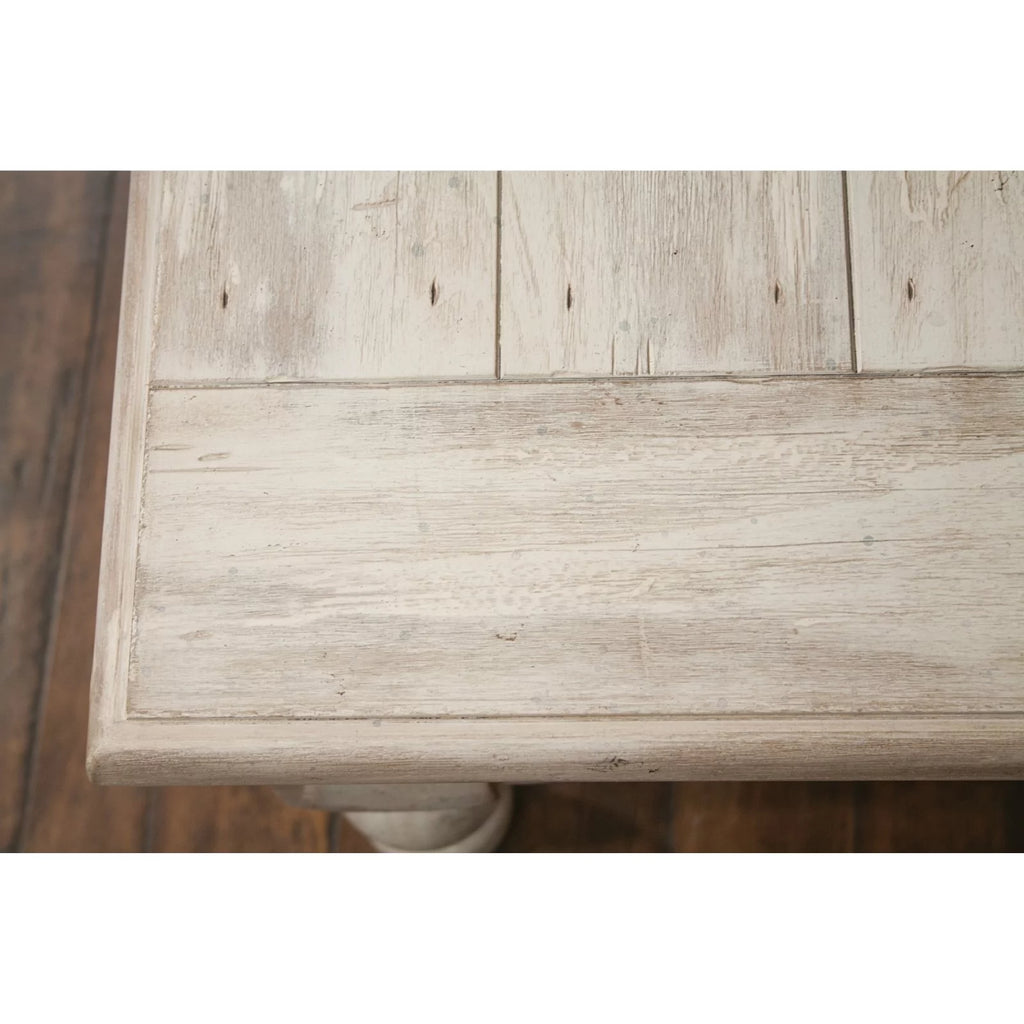 Farmhouse White Wood Coffee Table M409