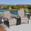 3 Pieces Metal Recliner Conversation Set C804