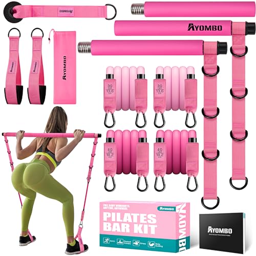 Pilates Bar Kit with Resistance Bands A4185