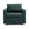 Green Single Seat Module Sofa Sectional Couch Q249761