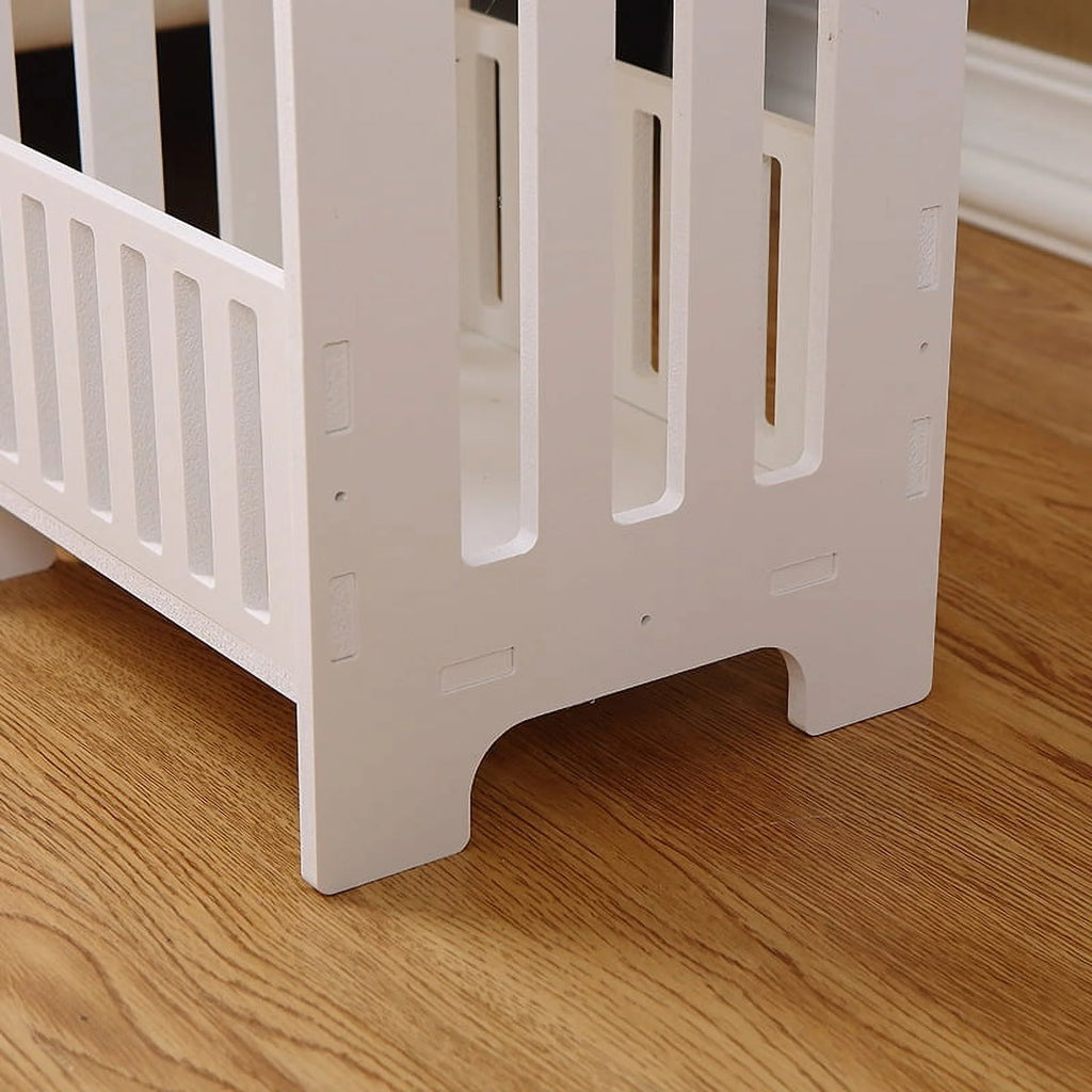 White Square Nightstand O74361