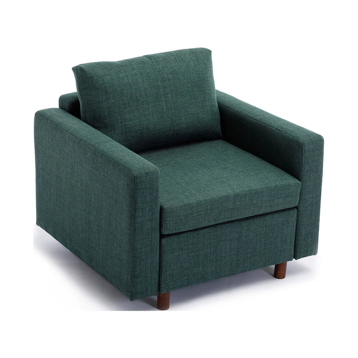Green Single Seat Module Sofa Sectional Couch Q249761