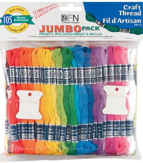 105ct Craft Thread With 12 Bobbins E9730