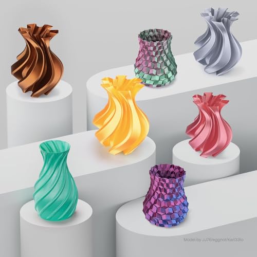 Silk PLA Filament 1.75mm Dual Color Blue Green 1KG Q705422