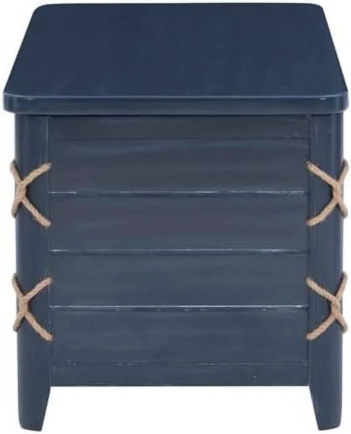 Blue Wood Storage Chest V628259