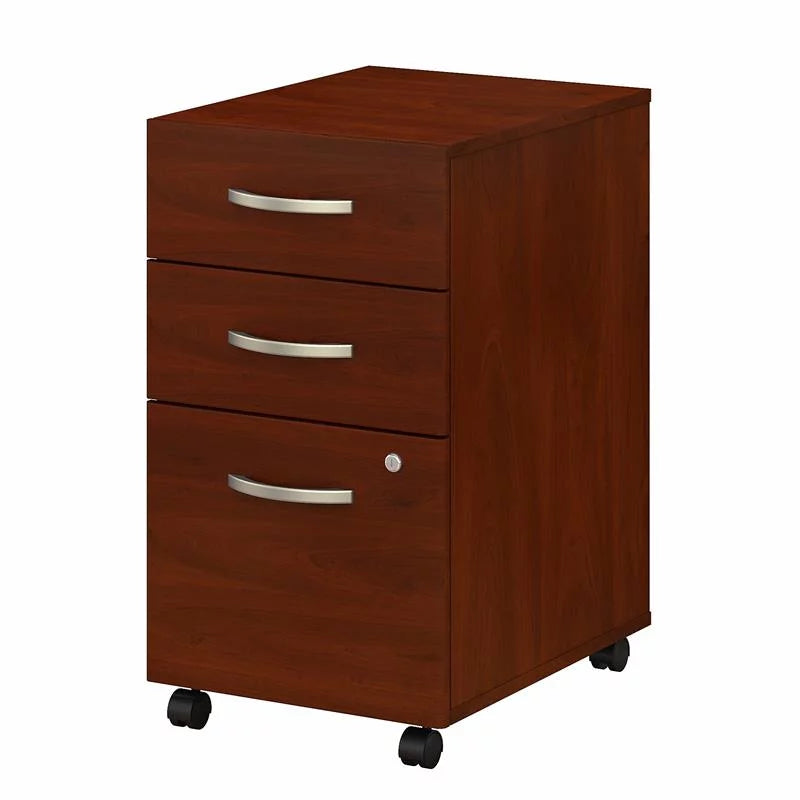 2 Piece Wood Mobile Filing Cabinet Set H9303