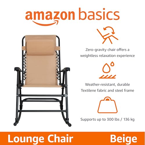 Foldable Rocking Chair Blue Z6864
