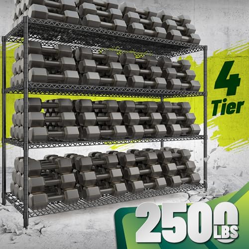68.1"W 2500LBS Adjustable Wire Shelving Unit C640