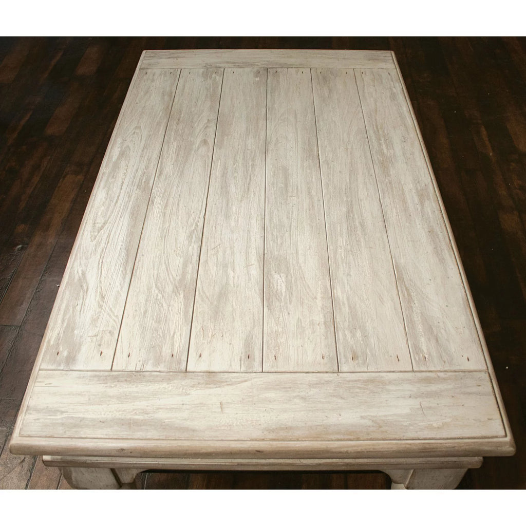 Farmhouse White Wood Coffee Table M409