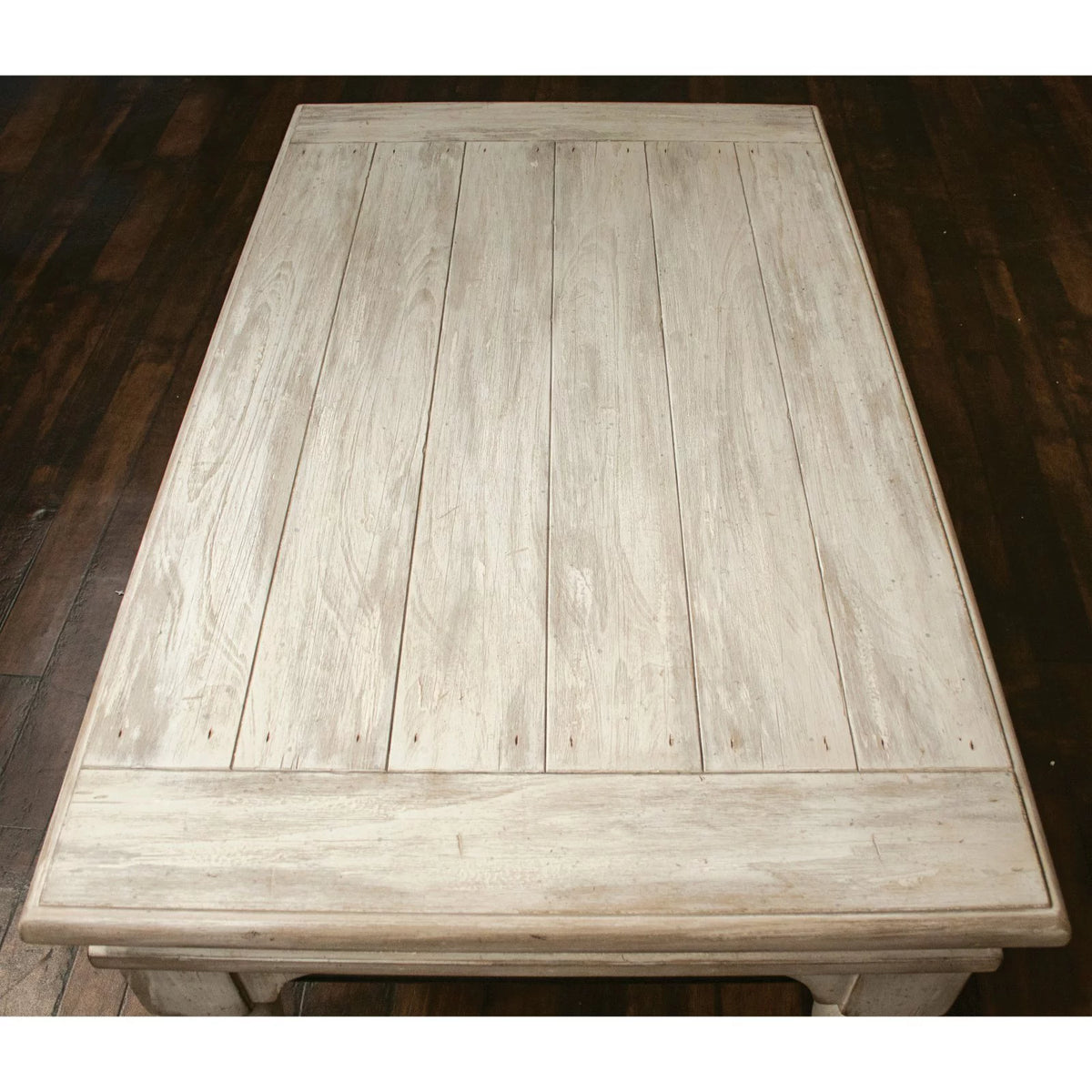 Farmhouse White Wood Coffee Table M409