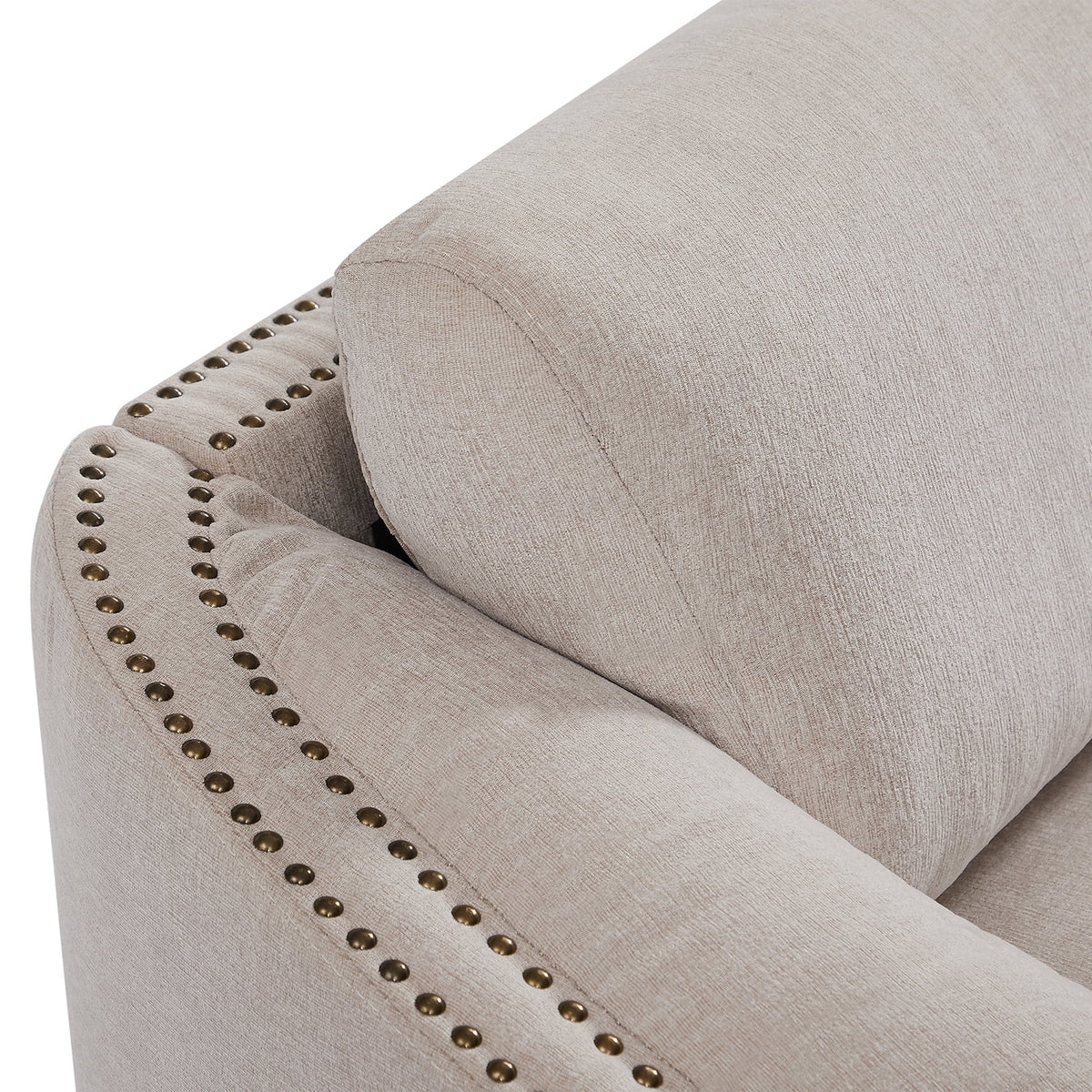 Beige 2 Seat Loveseat Sofa S428