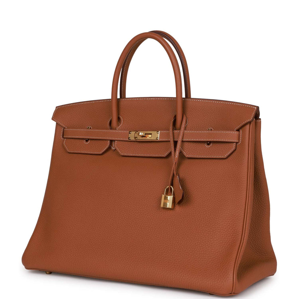 Pre-owned Gold Togo Leather Bag L1870