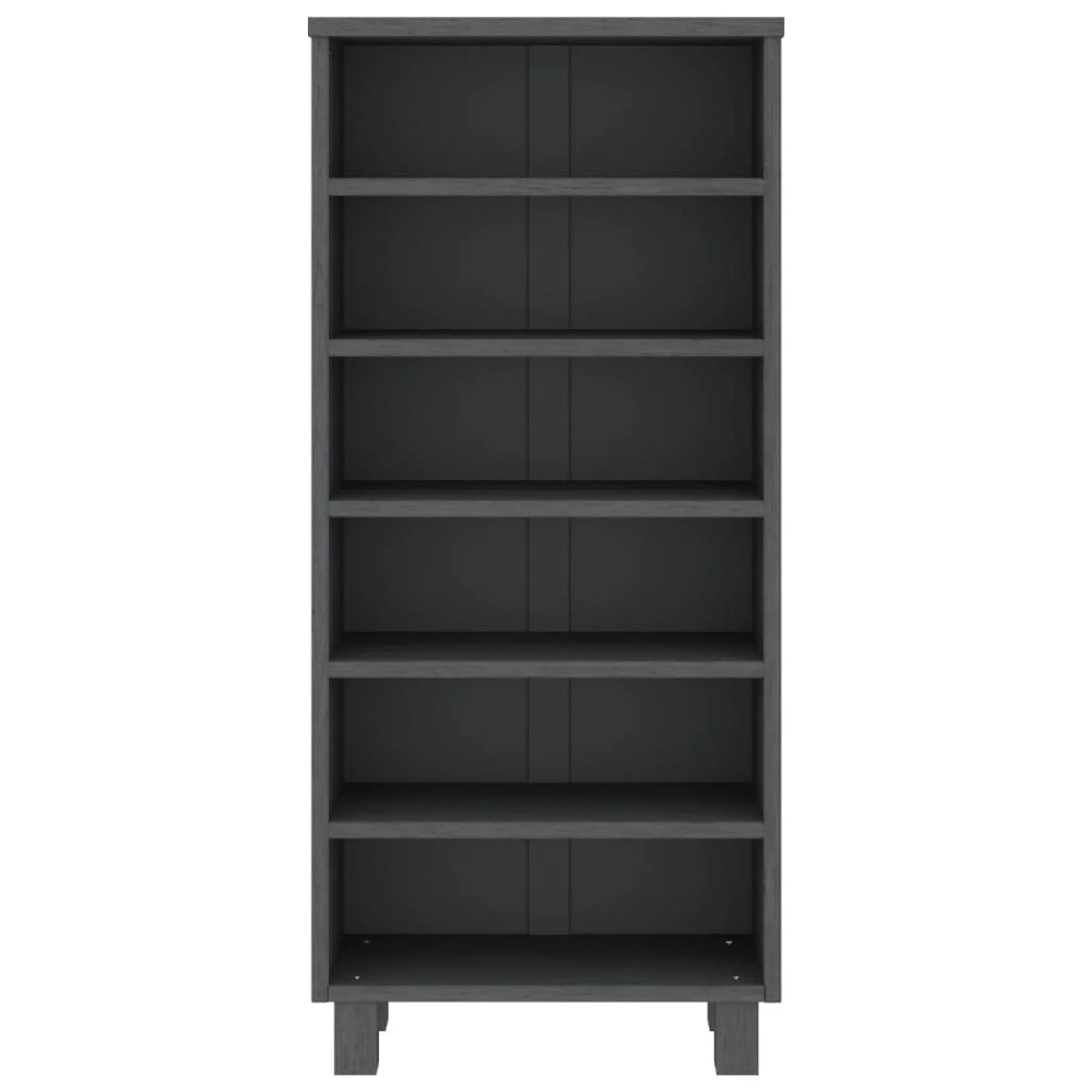 Dark Gray Solid Wood Pine Cabinet L46656