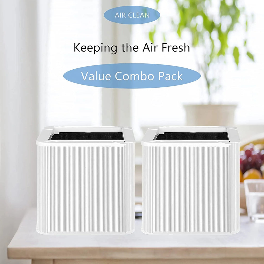 Auto Replacement Filter Compatible with Blueair Blue Pure 211+ Auto Air Cleaner Purifier, Pack of 2 Q16919