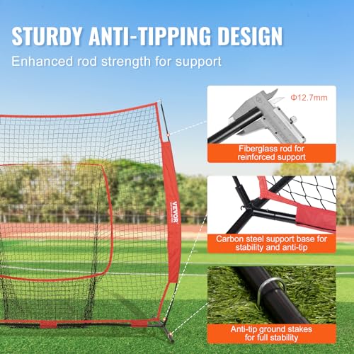 7x7ft Baseball Softball Practice Net M861652