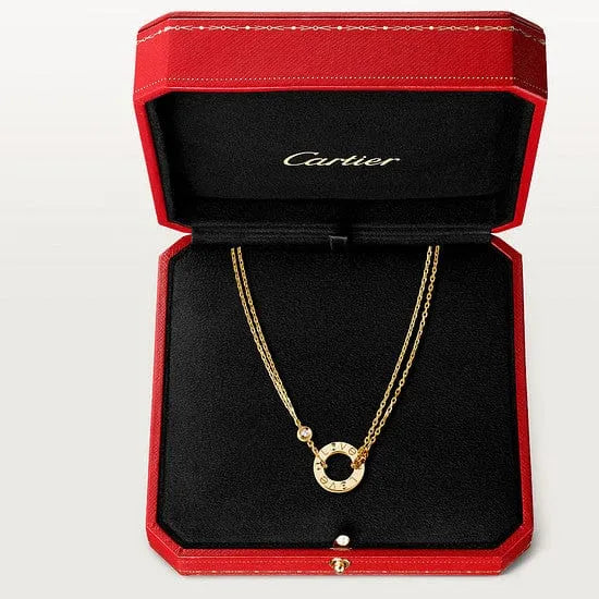 Love Necklace With 2 Diamonds H14175