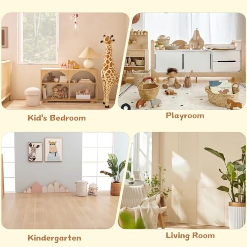 2 Tier Toy Storage Organizer with Movable Bins D703206