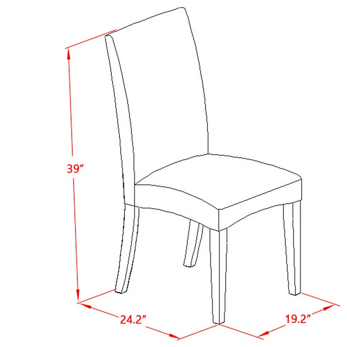 6-piece Wood Dinette Set F96953