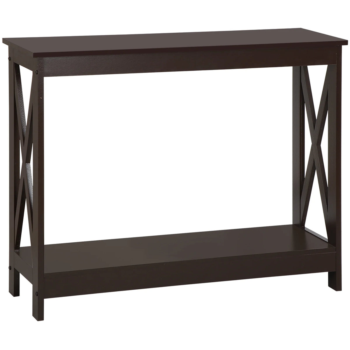 Brown Wallmount Console Table P695